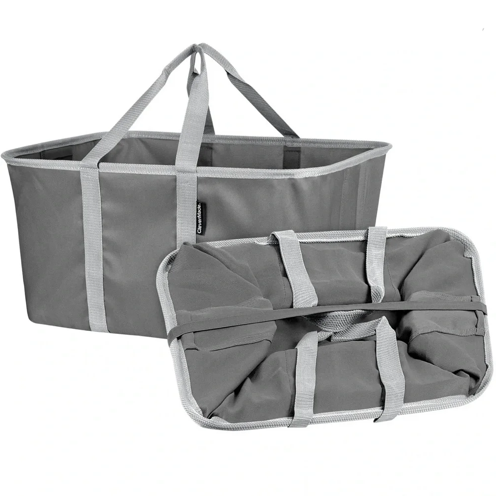 CleverMade Collapsible Laundry Basket Tote- 2 Pack - Picture 4 of 9